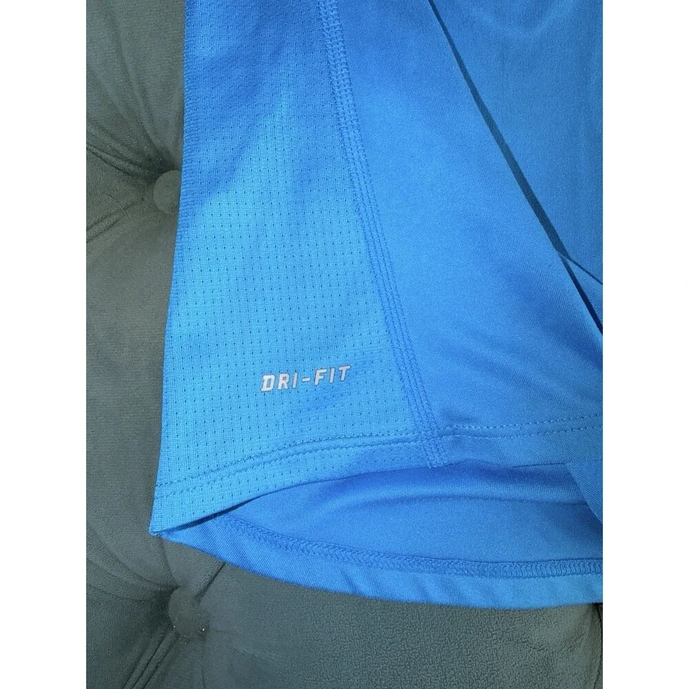 Nike Running Miler Long Sleeve Shirt Blue Bright Yellow Women’s Size XS
